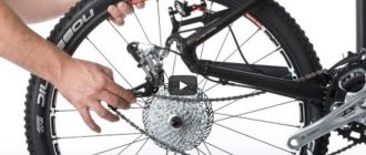 Как снять заднее колесо велосипеда
