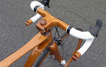 руль деревянного велосипеда