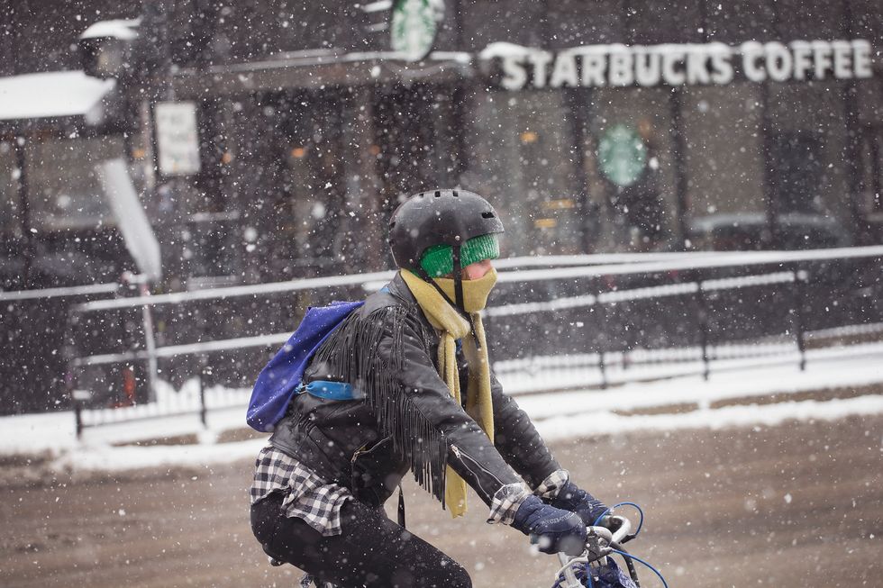 5 американских городов с самыми крутыми зимними велосипедистами