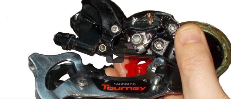 Задняя перекидка переключатель велосипеда: ремонт, реставрация, настройка Shimano Tourney