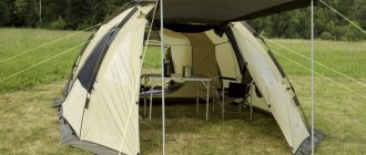 Многофункциональные палатки для активного туризма