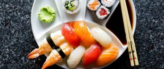 Суши - популярная еда во всем мире